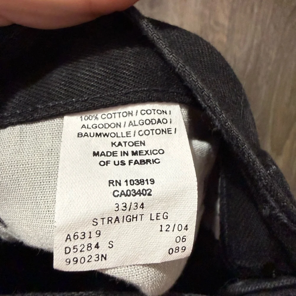 Vintage 100% Cotton Harley-Davidson Black Jeans 33x34 - Picture 6 of 9